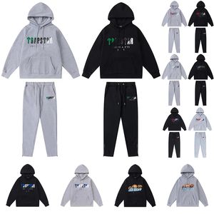 Heren trainingspakken Casual hoogwaardige geborduurde mannen vrouwen Hoodie Trapstar London Shooters Hooded Tracksuit Designer Sportswear