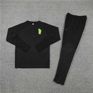 Survêtements pour hommes vêtements de football de marque survêtements de sport décontractés noirs pantalon jackt218o
