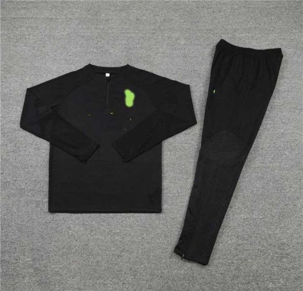 Survêtements pour hommes vêtements de football design noir survêtements de sport décontractés pantalon jackt3201849