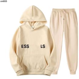 Survêtements pour hommes Costume de créateur Hommes Sports à capuche Pure Coton Lettre imprimée Casual Haute Qualité Luxe Pull à col en V Les mêmes vêtements pour les amoureux SSR Feww