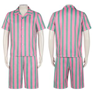 Chándales para hombre Disfraces de cosplay de rol de Halloween Conjuntos de hombres de moda Hombres Camisa de manga corta Pantalones cortos Dos piezas Casual