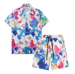 Suisses de survêtement pour hommes Impression hawaïenne Short Tentitume Summer Casual Floral Shirt Shorts Two Piece Suit Fashion Men de mode M-3XL