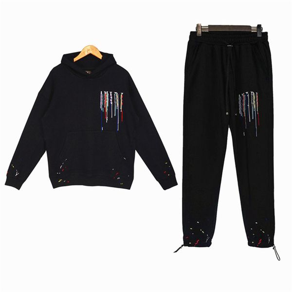 Survêtements pour hommes Designer de haute qualité Survêtements pour hommes Jogger Sweatshirts Costumes de sport Hommes Femmes Sweat à capuche Pantalon Pull Sweats à capuche de mode Sportswear Set European PL