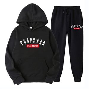 Survêtements pour hommes dernier Trapeze à capuche 2 pièces sweat à capuche pantalons de survêtement costume de jogging Trapstar Harajuku vêtements pour hommes 220826