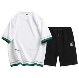 Heren tracksuits Men Sets Summer Hip Hop Tweedel delige T -shirts Shorts Tracksuit Brand Kleding Male Casual sportkledingpak T 3XL 4XL 230223