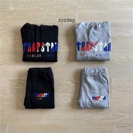 Survêtements pour hommes hommes Trapstar vêtements de sport costumes de broderie hommes sweat à capuche sport Jogging pantalons de survêtement décontractés pour hommes