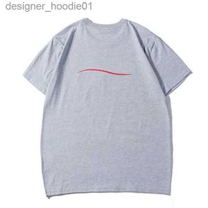 Survêtements pour hommes T-shirt pour hommes Designer Printemps Été Femmes Modèle Luxe Classique Impression Noir et Blanc Mode Casual Top 100 coton Costume assorti Taille S M L XL X