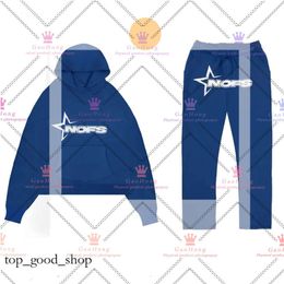 Trainingspakken voor heren NOFS Letters Grafisch bedrukte sportkledingset Casual trainingspak Tweedelig sweatshirt + joggingbroek Joggingpak Y2k Kleding 230922 Nk1e 484