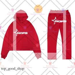 Trainingspakken voor heren NOFS Letters Grafisch bedrukte sportkledingset Casual trainingspak Tweedelig sweatshirt + joggingbroek Joggingpak Y2k Kleding 230922 Nk1e 407