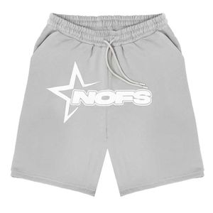 Survêtements pour hommes Vente d'explosions NOFS Short imprimé à motif court et T-shirts Hommes Y2K Punk Harajuku Gothique Hiphop Wideleg Slim Pantalon Street Wear 770