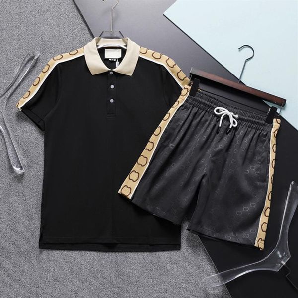 Conjuntos de chándales para hombre Jogger Sudaderas Deportes Traje deportivo Hombres Mujeres Pantalones cortos Camiseta Jersey Hombre Pantalones casuales Correr sport299V