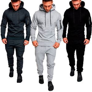 Hommes Survêtements Printemps et Automne Homme Chandail Costumes Hoodies Pantalon Camouflage Casual Mince Polaire À Capuche Pull Ensembles 230223