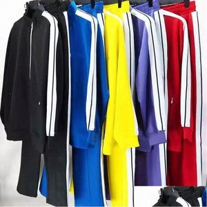 Heren tracksuits Sweatshirt Zipper Coats Street Losse pakken Damesontwerpers Hoodies Veste Femme Jackets Sportswear Jogging Sweatshirts DHSM8