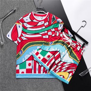 Heren trainingspakken T-shirt sets streetwear casual ademend zomerpakken tops shorts tees buitensportpakken sportkleding kwaliteit set s-3xl