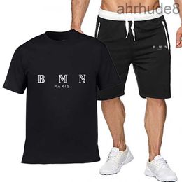 Survêtements pour hommes T-shirt Costume Lettre Street Casual Wear Imprimer Respirant Shorts d'été Sports de plein air Taille asiatique S-3XL Sportswear Qualité 5502