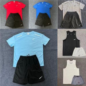 Survêtements pour hommes Tech Sweat Suit Designer Survêtement Chemises Shorts Costume de fitness pour femmes en deux pièces N Print Séchage rapide et vêtements de sport respirants Grande taille