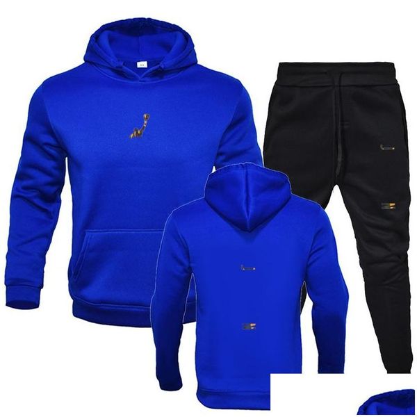 Survêtements pour hommes Top Designer Hommes Sport Running Basketball Set Sweat à capuche et pantalons Pantalons de haute qualité en gros femmes Drop Delivery App Otsnh