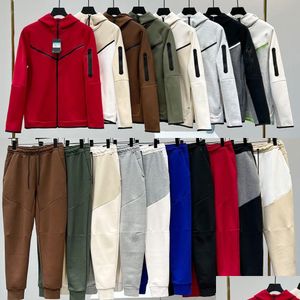 Survêtements pour hommes Survêtement Tech Fleece Matériel Tuta Uomo Designer Sweat à capuche Basketball Football Rugby Deux pièces avec manches longues pour femmes J OTBMT