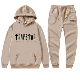 Hommes Survêtements Survêtement Tendance À Capuche 2 Pièces Ensemble Sweat À Capuche Sweatpants Sportwear Jogging Outfit Trapstar Homme Vêtements 221124