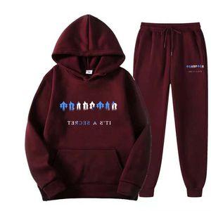 Heren tracksuits Trapstarter capuchon Tracksuits Printing Logo Fleece Jogging Set Casual Sportswear Women Sportswears Pak Plus Size S-3XL