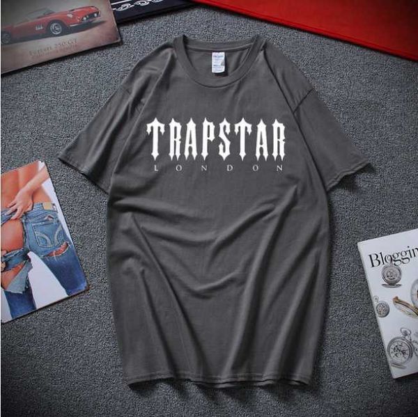 Hommes Trapstar t-shirt Designer Hommes Femmes Coton Tee Nouvelle Impression Tshirt Mode D'été Noir Sportswear Marque Sweat Vêtements