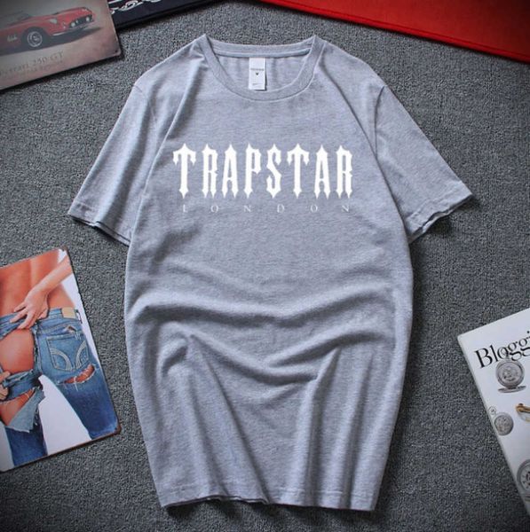 Camiseta trapstar para hombre Diseñador Hombres Mujeres hip hop Top Nueva camiseta estampada Moda de verano ropa deportiva negra Marca Sudadera Ropa polo30ess