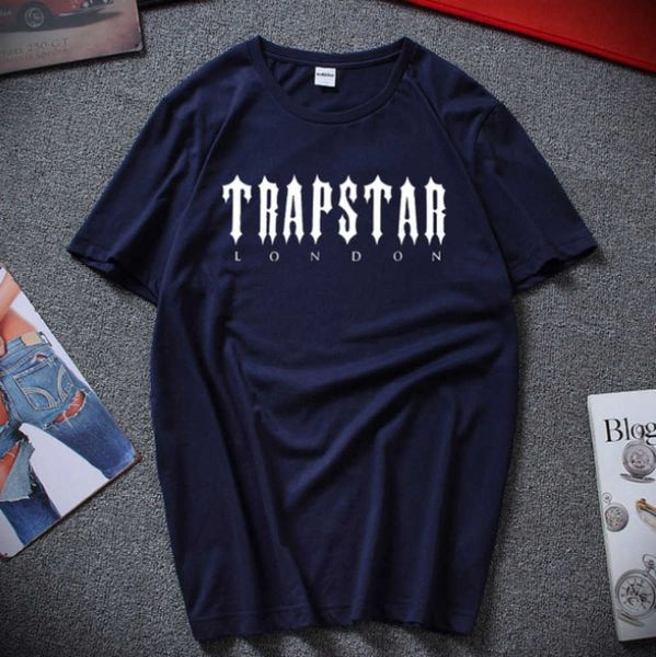 Mens Trapstar T Shirt Designer Men Women Hip Hop Top Top NUEVA Camiseta de impresión Summer Fashion Black Sportswear Swear Swearshirt Polo268ess