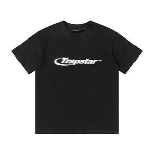 Camiseta Trapstar para hombre, traje estampado de manga corta, chándal de chenilla, ropa informal de Londres de algodón negro, S-2XL 13