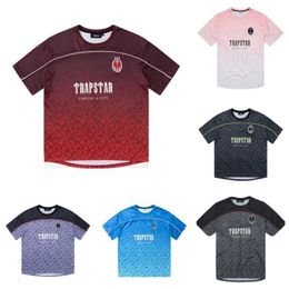 Mens Trapstar Tees Football Jersey Été Casual t Shirt Lâche Rapide À Manches Courtes Underlay Tops Hommes Wonmen T-shirt Rh4h