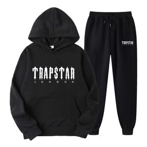 Heren Trapstar Tracksuitontwerper Hoodie Sweat Shirts Sportpak Mens Hoodies High Street Hooded Dames Grafische hoodie Lange mouw Hoodie Jacket Broek