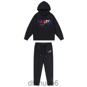 Hommes Trapstar Survêtements Hommes Femme Polaire Survêtement Ensembles Hiver Sweats À Capuche Pantalon 2 Pièces Ensemble Running Sweat À Capuche Designer Sweat Sport Joggers Confort 66 Mode 6KQV