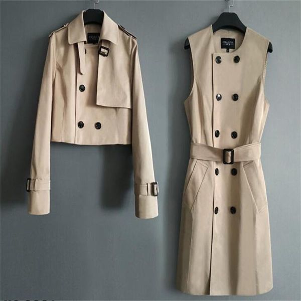 Gabardina para hombre, abrigo pequeño, chaleco largo, cortavientos de dos piezas, chaqueta bonita de primavera otoño 2021, talla grande 6XL para hombre