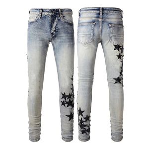 Pantalons pour hommes nouveaux jeans chauds célèbres hauts pantalons noir bleu taille 29-38 Denim Tears Washed Old Long jeans noirs jeans empilés 15 styles hip hop vêtements de rue