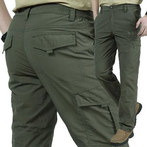 Les pantalons pour hommes travaillent de randonnée extérieure tactico pantalons homme khaki celana pantalon de fret tactique décontracté