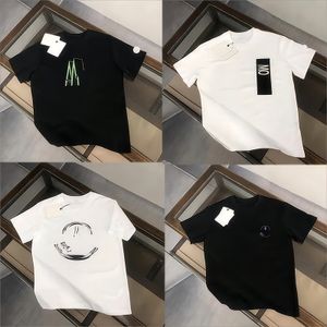 T-shirt pour hommes Designer T-shirt Emblème brodé Lettre Motif imprimé Pur coton Col rond T-shirt Couple Lâche Casual Chemises à manches courtes Mode Demi-manches