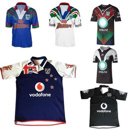 Heren T -shirts 19952011 Warriors Retro Home Rugby Heritage Jersey Zeeland Warriors Heren Herdenkingen Anzac Jersey Size S3XL5XL 230815