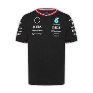 Mens Tshirts 2024 Formule 1 F1 Racing Sets Mercedeser Amg Petronas Fernando Alonso installé Tshirt Casual Breathable Polo Summer Car Motorsport Ferari Team Jersey Shir