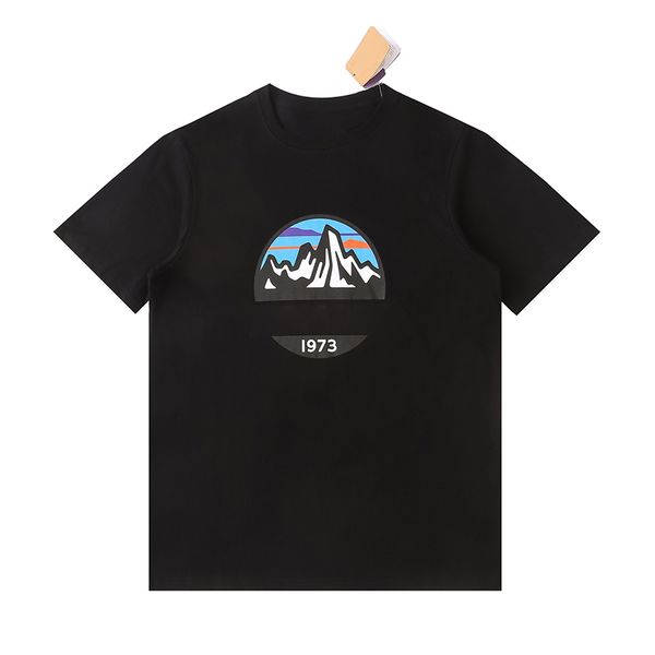 T-shirts pour hommes 22ss Nouveau haut de gamme Homme Snow Mountain Designer Tee Summer Classic Street T-shirts Respirant Populaire Casual Hommes Femmes Jeunesse Solide Manches courtes Tjamtx