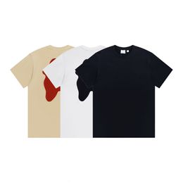 Heren T -shirts 22SS Trend T -shirt Super dikke stof Cartoon afdrukken Geavanceerde kleurstof Aangepaste versie 1 1 230410