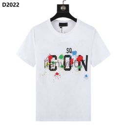 Camisetas para hombre 23SS Marca Hombre Camiseta Diseñador Polo para hombre D2 DSQ GG tops Pantalones cortos con estampado Dsquare de lujo ONeck Camisas de manga corta para hombre DT2022 Camiseta de calle J230704