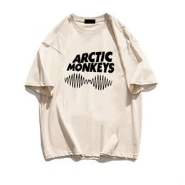 Camisetas para hombre Arctic Monkeys Camisetas Moda Algodón Oneck Tees Harajuku Mangas cortas Para hombre Para mujer Verano Hip Hop Tops de gran tamaño Streetwears 985