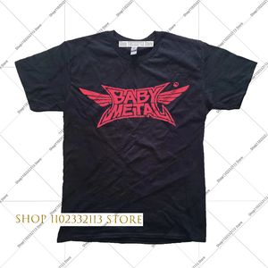 Hommes T-shirts BABYMETAL Rock Band T-shirt décontracté rue lâche Harajuku pour hommes et femmes graphique t-shirts anime vêtements 230710