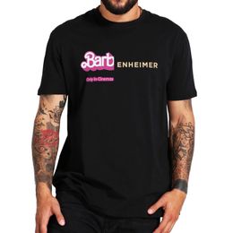 Camisetas para hombre Barbenheimer camiseta Retro película tendencia Fans regalo manga corta 100% algodón Unisex Oneck Tshrits para hombres mujeres 230710