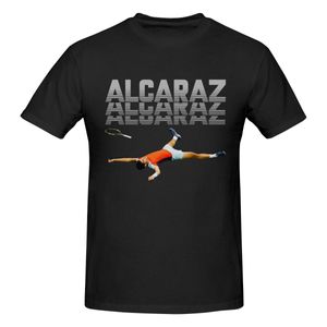 T-shirts pour hommes Carlos Alcaraz joueur de tennis t-shirt génial Oneck coton à manches courtes t-shirt personnalisé 230404