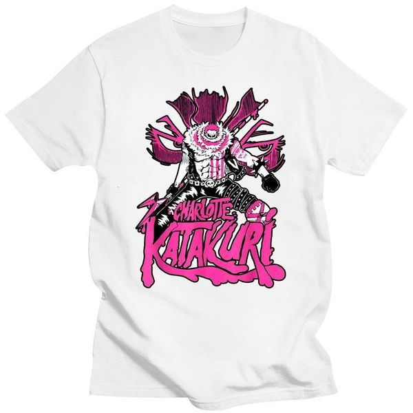 Heren T-shirts Charlotte Katakuri Big Mom Anime Schurk Zwart T-shirt S3Xl FullFigured Tee Shirt 230404