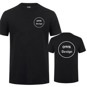 T-shirts pour hommes conception personnalisée t-shirt vos propres hommes t-shirts occasionnels coton à manches courtes dessus frais t-shirt personnalisé 230428