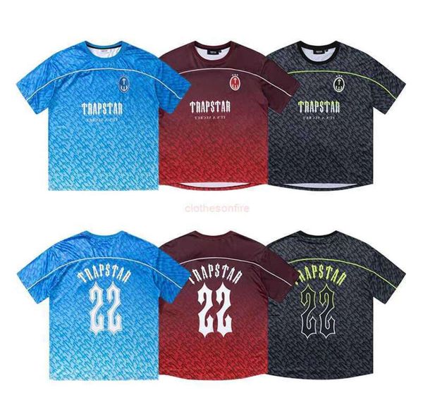 Camisetas para hombre Diseñador Ropa de moda Camisetas Tsihrts Camisas Trapstar Oblique Número 23 Jersey de baloncesto Fútbol Cambio gradual de color Deportes Manga corta 1134ESS