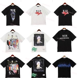 Camisetas para hombre Diseñador Camisetas para hombre Mujer 2023 Conejo Año Impreso Moda Hombre Conejito Camisa Casual A miri Camiseta gráfica Manga corta Lujo Hip Hop Streetwear Amirs Te