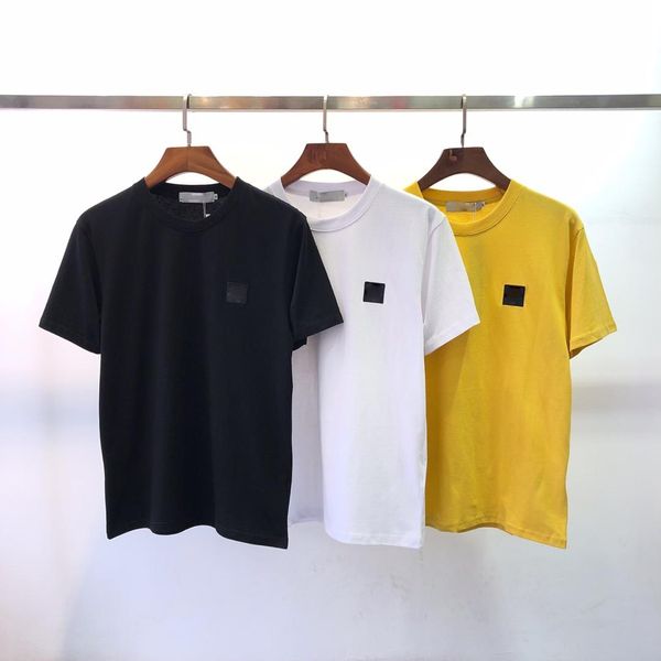 T-shirts pour hommes T-shirt de créateur T-shirts pour femmes T-shirts de luxe Étiquette brodée 100% coton Polos à manches courtes 4 motifs 15 couleurs Robe d'été
