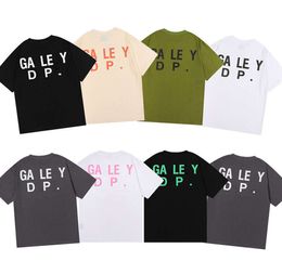 T-shirts pour hommes Designer Tshirt Galeries Tee Dept Été Col rond T-shirt Lettre De Luxe Hommes Chemises Cotons Casual Mode Me nouveauté chemise 66ess